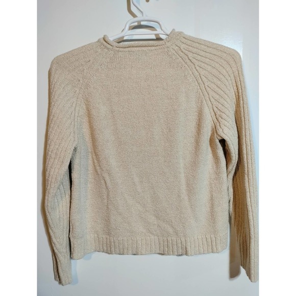 Carolyn Taylor Off-White knitted sweater size large woman - Picture 3 of 5